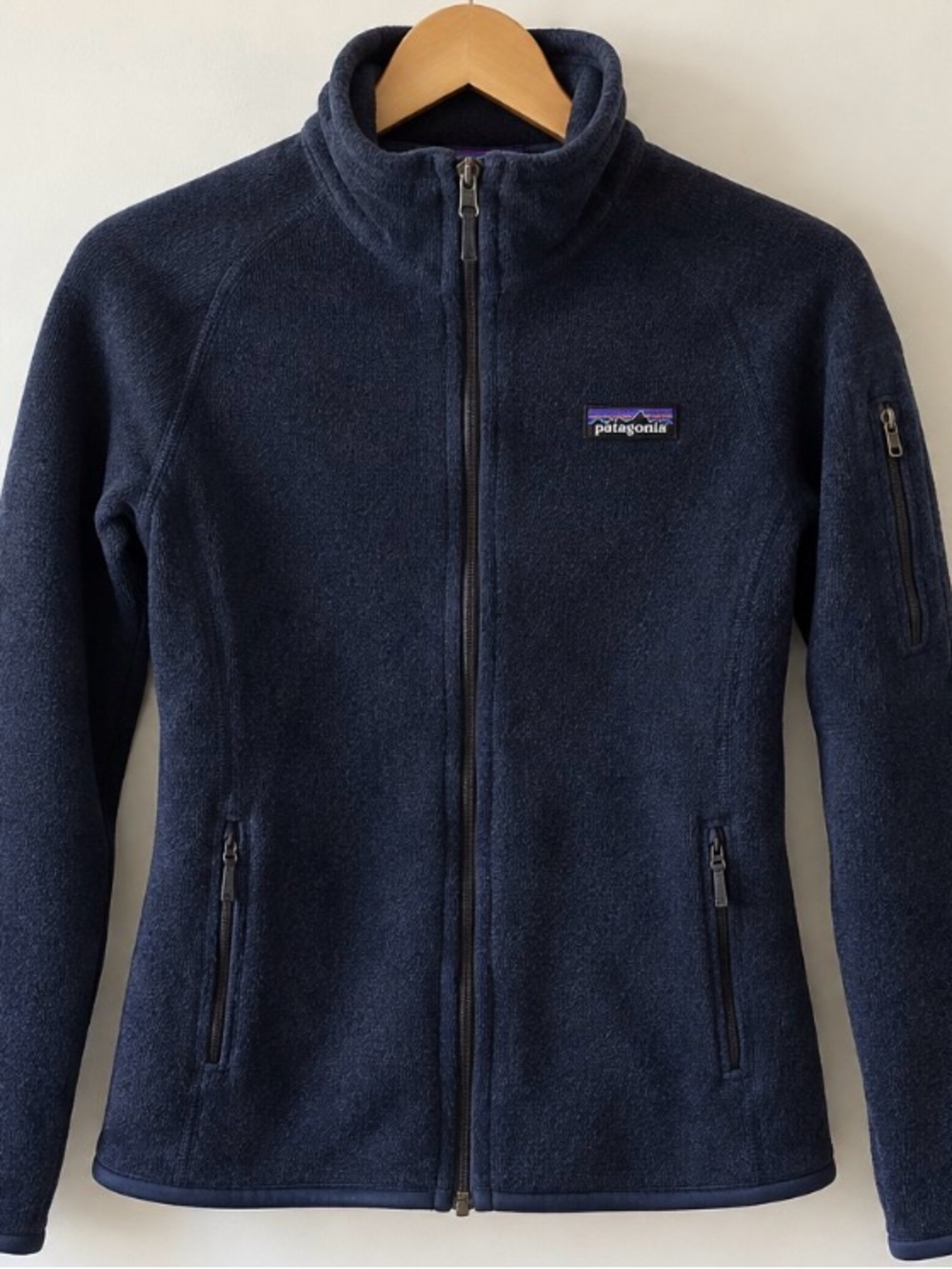 Patagonia Kids Navy Full-Zip Fleece Jacket